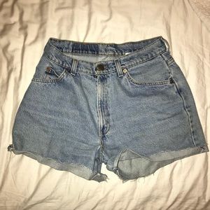 Vintage Levis Denim Short Cutoffs